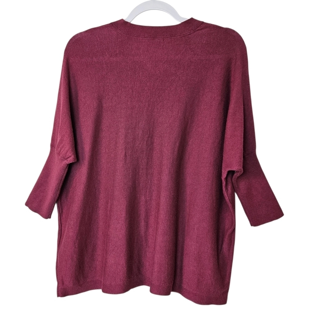 J. Jill Pure Jill Oversized V-neck Drop Shoulder Relaxed Sweater XS PETITE - Picture 4 of 9